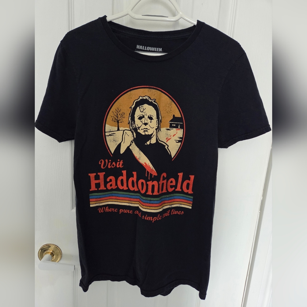 Michael Myers Halloween Welcome to Haddonfield T-shirt Small